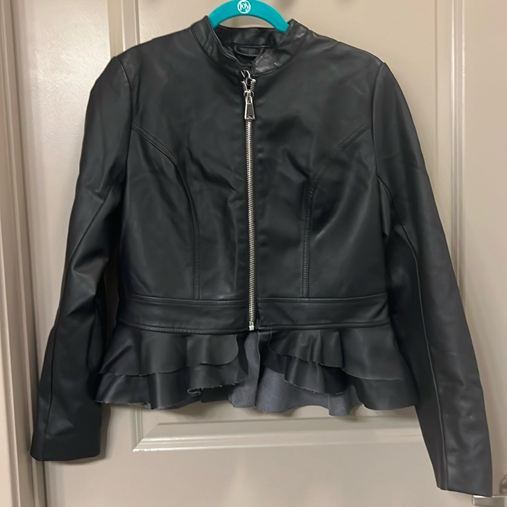 Brand New New York & Company Black Peplum Jacket